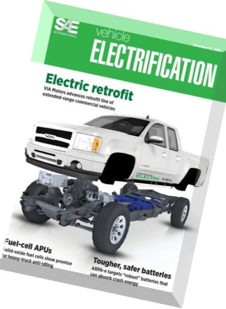 Vehicle Electrification – 18 December 2013 Cover
