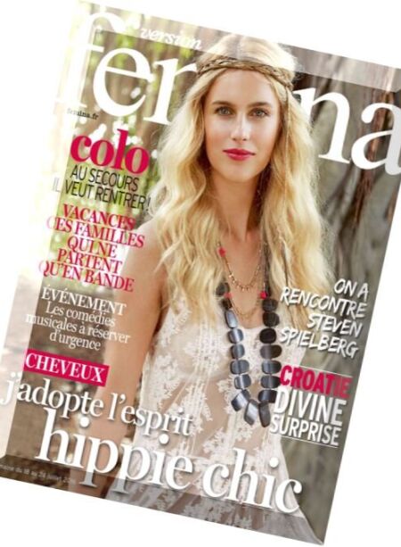 Version Femina – 18 au 24 Juillet 2016 Cover