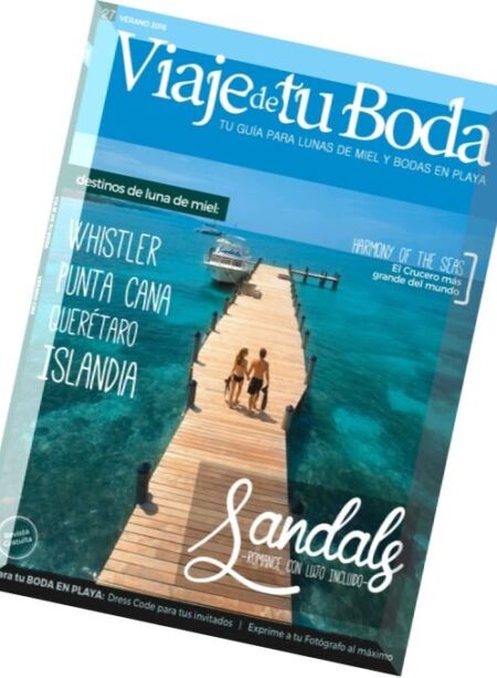 Viaje de tu Boda – Verano 2016 Cover
