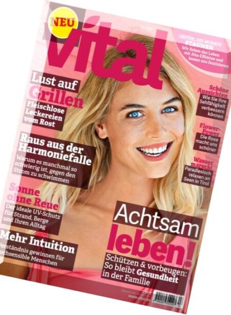 Vital – Juli 2016 Cover