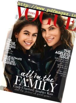 Vogue India – August 2016