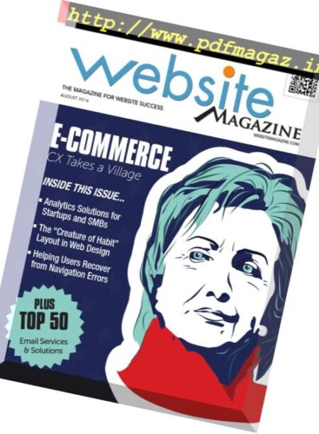 Website Magazine – August 2016 Cover