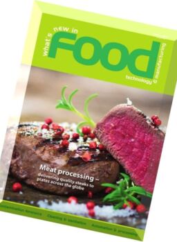 What’s New in Food Technology & Manufacturing – May-June 2016