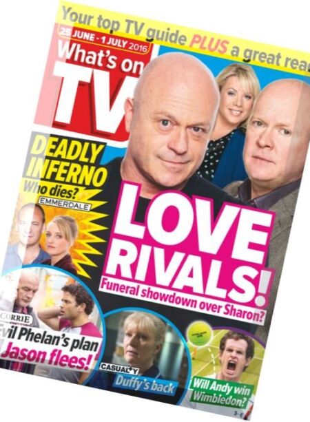 What’s on TV – 25 June 2016 Cover