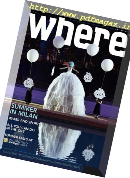Where Milan – August 2016 Cover