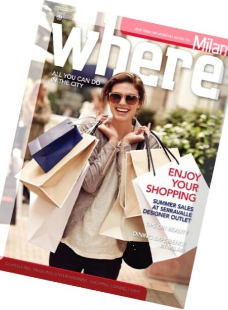 Where Milan – July 2016 Cover
