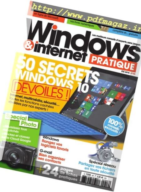Windows & Internet Pratique – Ete 2016 Cover