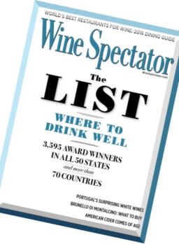 Wine Spectator – 31 August 2016