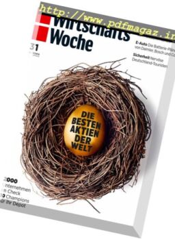 WirtschaftsWoche – N 31, 29 Juli 2016