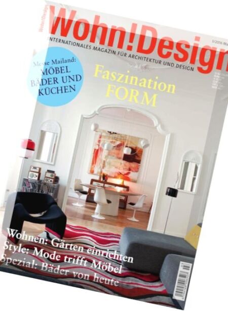 Wohn!Design – Mai-Juni 2016 Cover