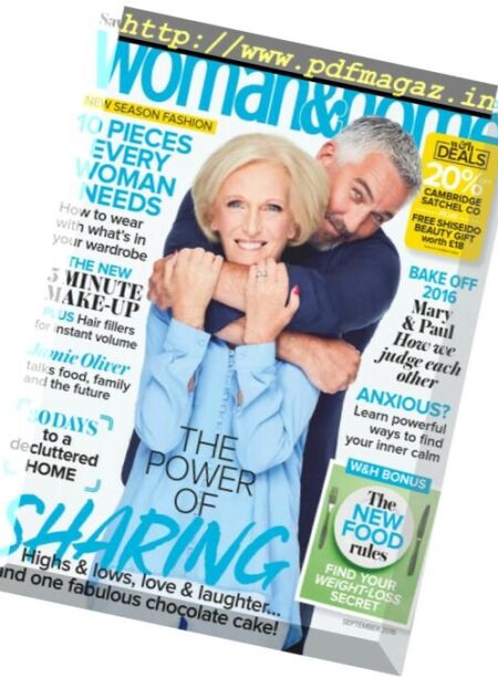 Woman & Home UK – September 2016 Cover