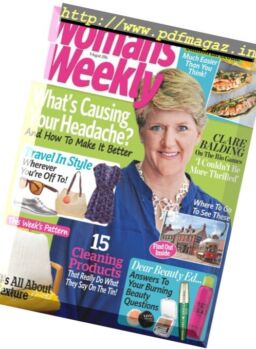 Woman’s Weekly – 9 August 2016