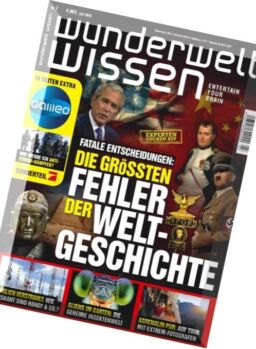 Wunderwelt Wissen – Juli 2016