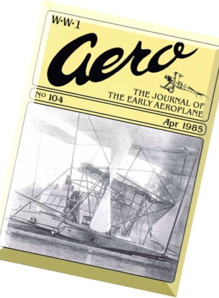 WW1 Aero – N 104, 1985 Cover