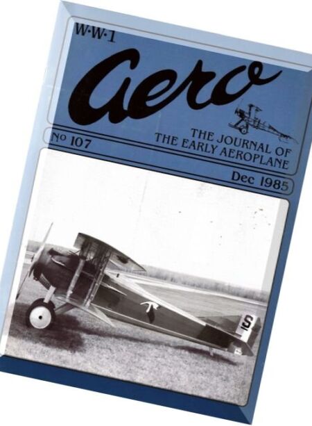 WW1 Aero – N 107, 1985 Cover