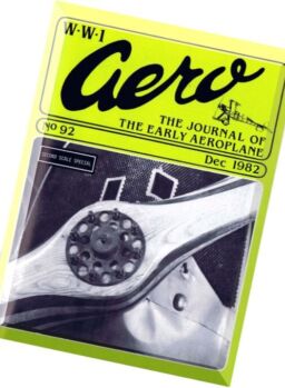 WW1 Aero – N 92, 1982