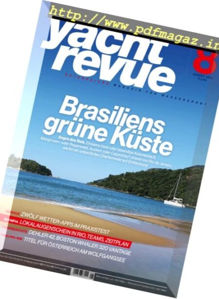 Yachtrevue – August 2016 Cover