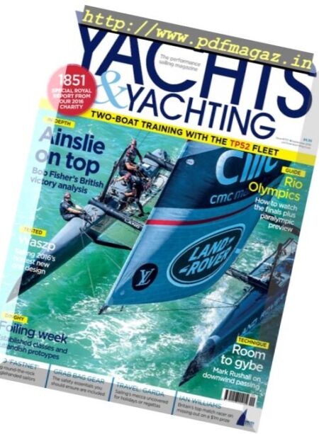 Yachts & Yachting – September 2016 Cover