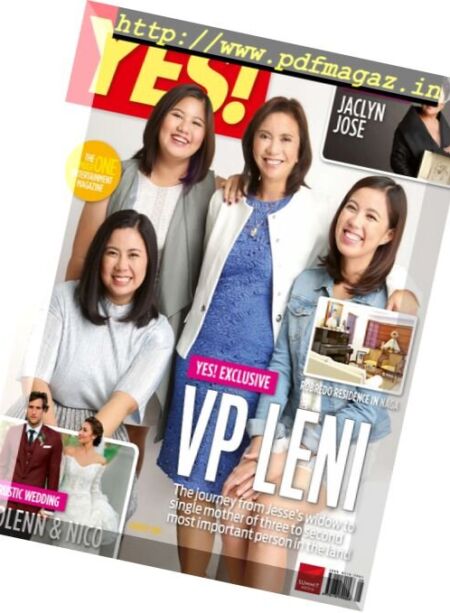 Yes! Philippines – August 2016 Cover