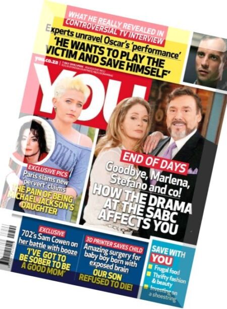 YOU South Africa – 7 July 2016 Cover