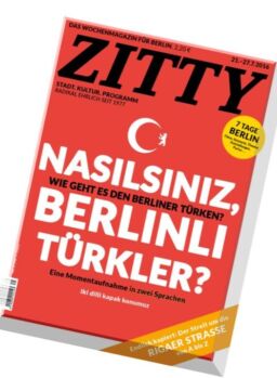 Zitty – 21 Juli 2016