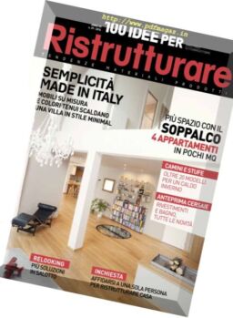100 Idee per Ristrutturare – Settembre-Ottobre 2016