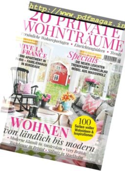 20 Private Wohntraume – September-Oktober 2016