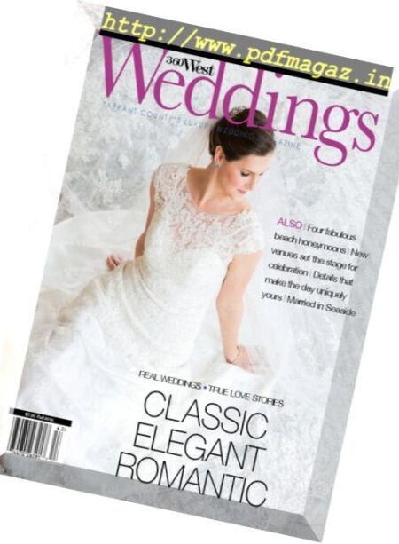 360 West Weddings – Fall 2016 Cover