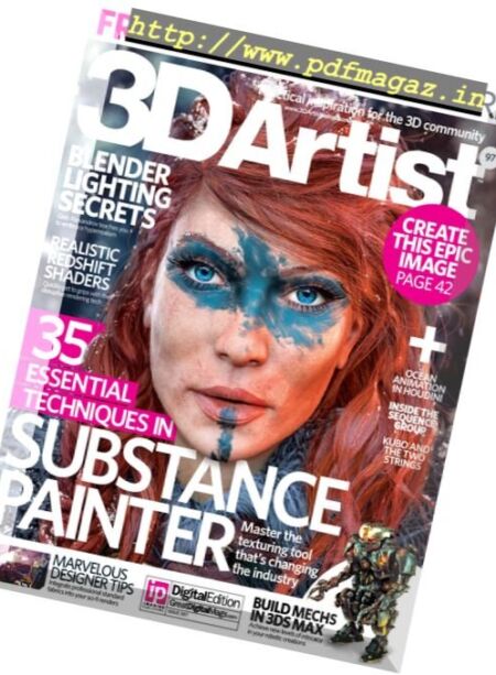 3D Artist – Issue 97, 2016 Cover