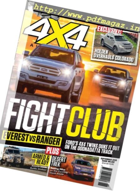 4×4 Magazine Australia – September 2016 Cover