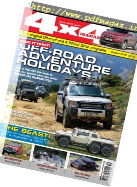 4×4 Magazine UK – October 2016 Cover