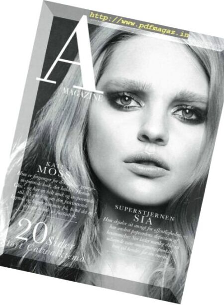 A Magazine – August-September 2016 Cover
