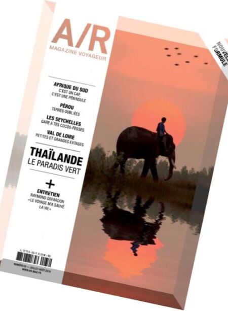 A-R Magazine Voyageur – Juillet-Aout 2016 Cover