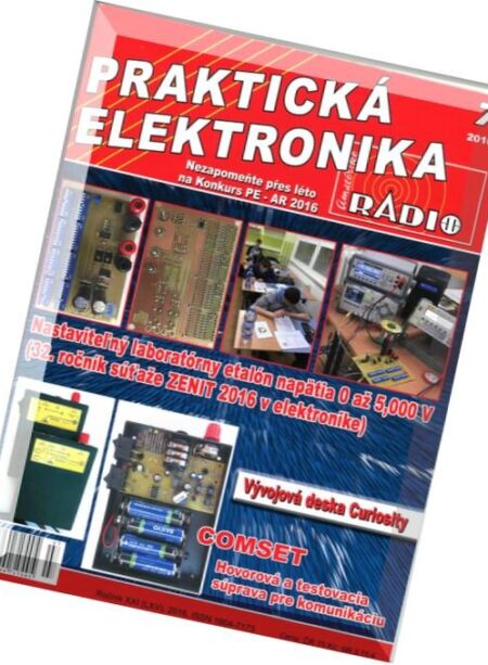 A Radio Prakticka Elektronika – N 7, 2016 Cover