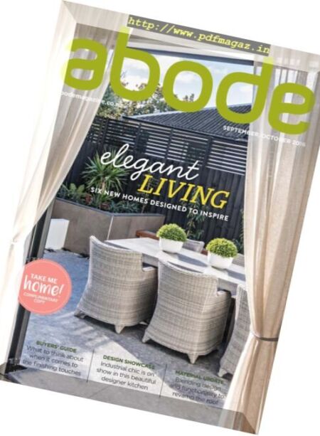 Abode Magazine – September-October 2016 Cover