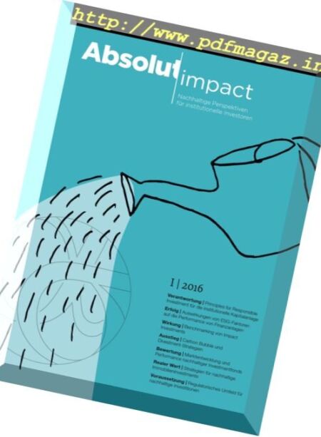 Absolut Impact – Nr.1, 2016 Cover