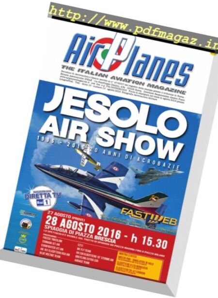 AirPlanes Magazine – N 13, Agosto 2016 Cover