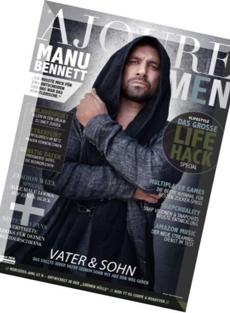 Ajoure Men – August 2016 Cover