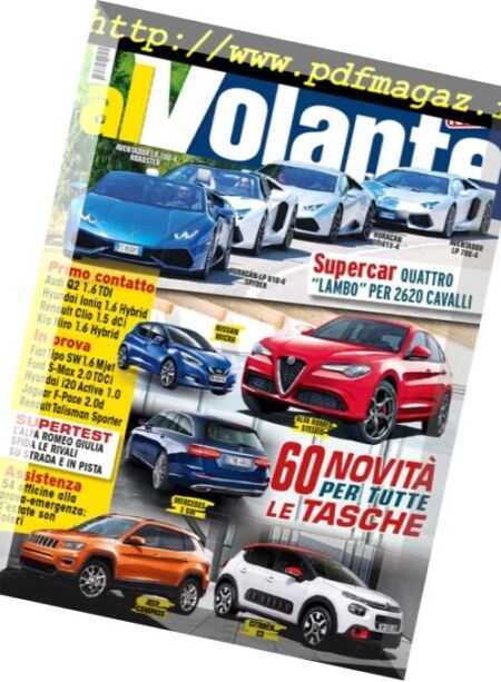 Al Volante – Settembre 2016 Cover