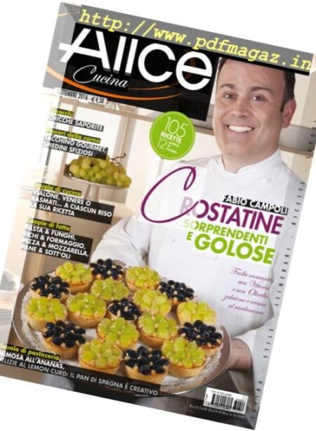 Alice Cucina – Settembre 2016 Cover