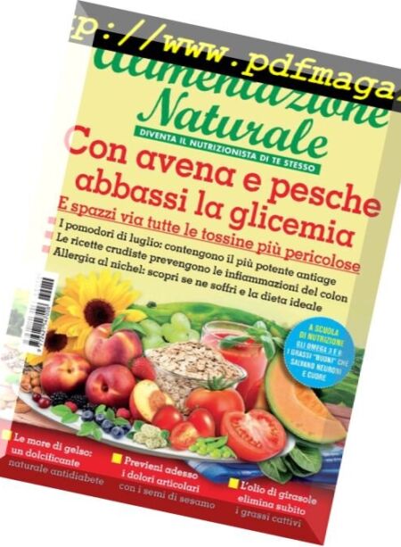 Alimentazione Naturale – Luglio 2016 Cover