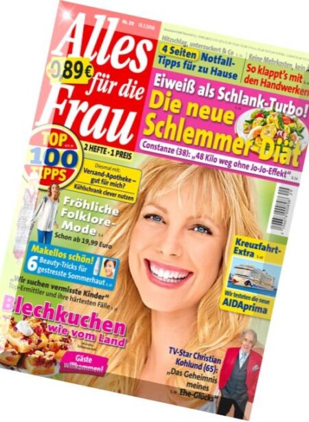 Alles fur die Frau – Nr.29, 2016 Cover