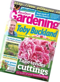 Amateur Gardening – 22 August 2016