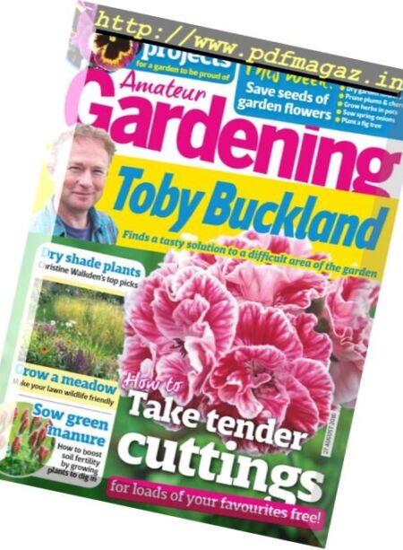 Amateur Gardening – 22 August 2016 Cover