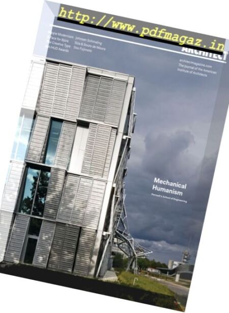 Architect – August 2016 Cover