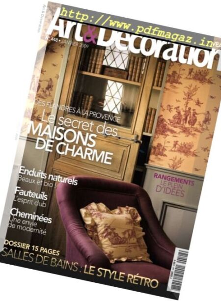 Art & Decoration – Janvier 2009 Cover