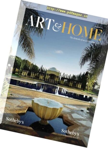 Art & Home – Summer 2016 Cover