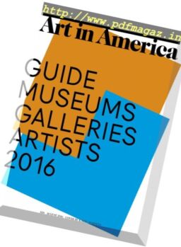 Art in America – August 2016