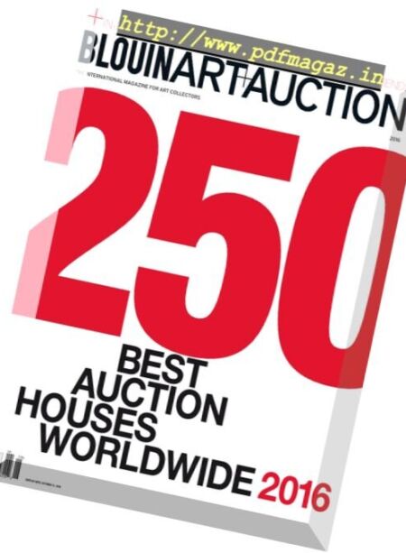 Art+Auction – Auction House 2016 Cover