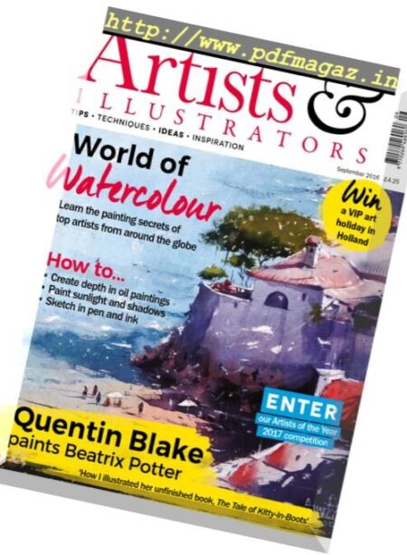 Artists & Illustrators – September 2016 Cover
